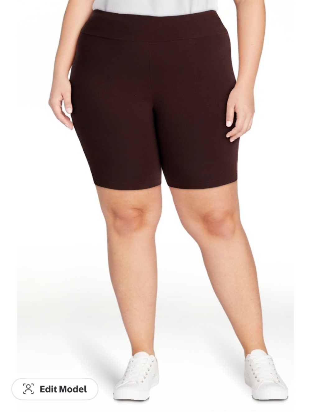 Terra and Sky Women’s Plus Carob Bike Shorts Size 0X NWT